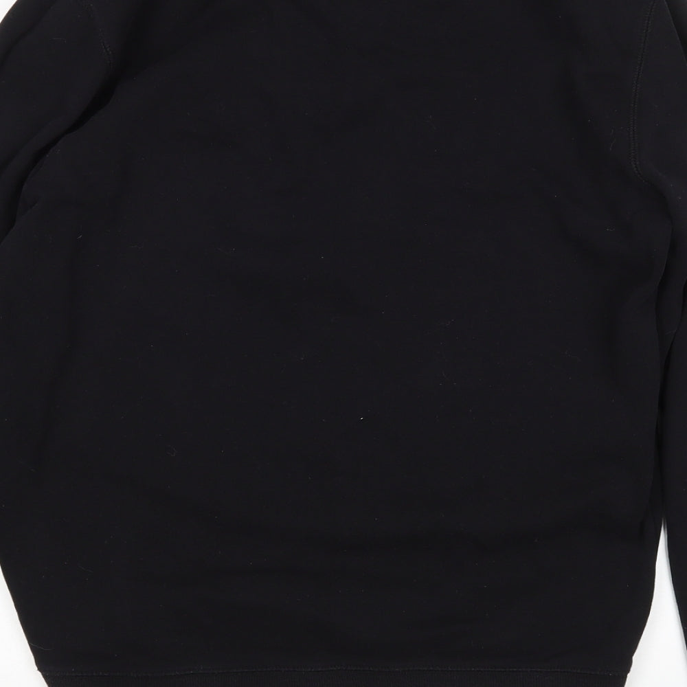 Mens UK Size S Matalan Black Pullover Sweatshirt