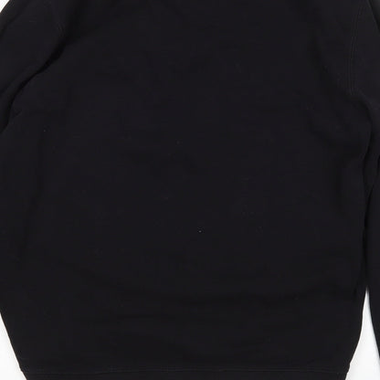 Mens UK Size S Matalan Black Pullover Sweatshirt