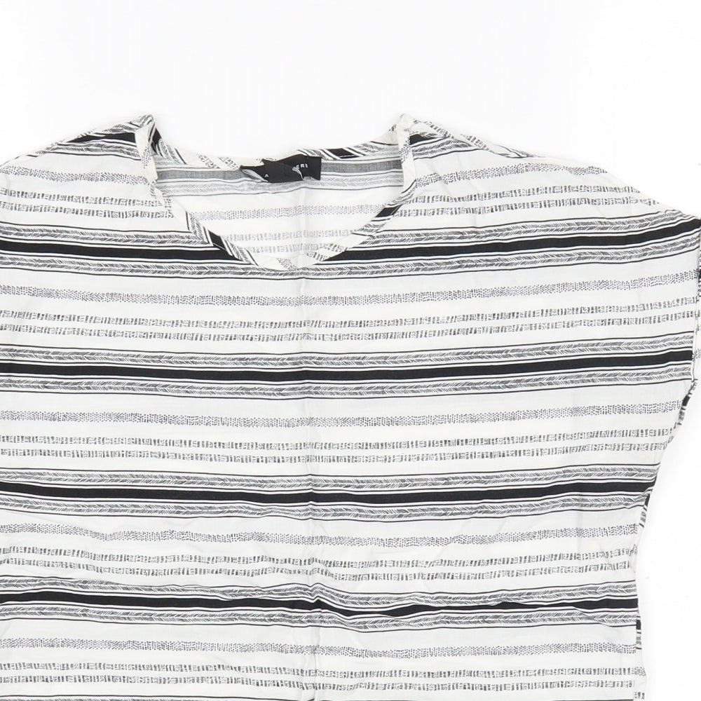 Womens UK Size 6 Atmosphere Multicoloured Basic Blouse