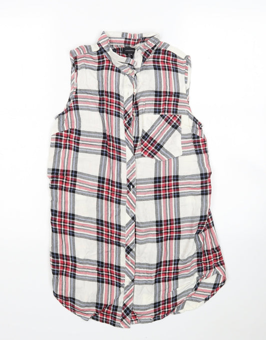 Womens UK Size 8 Atmosphere Multicoloured Basic Button-Up