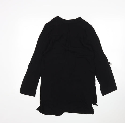 Womens UK Size 8 Atmosphere Black Basic Blouse