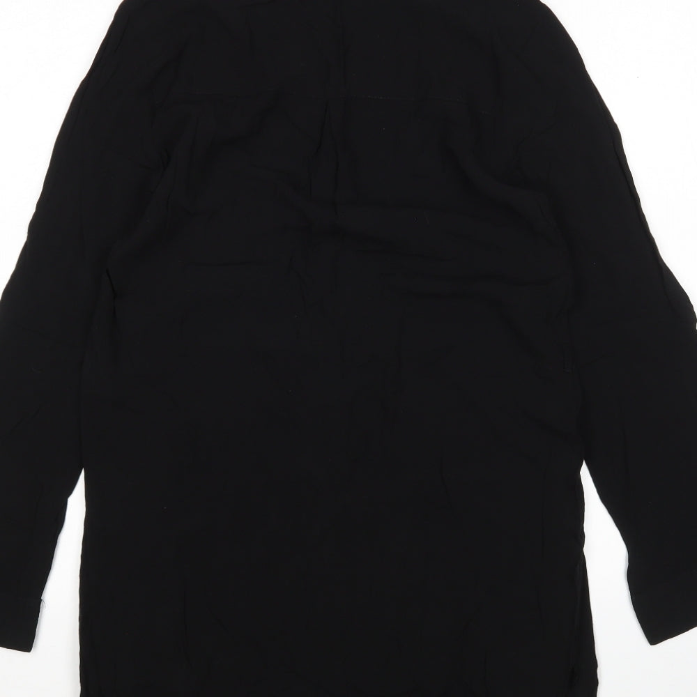 Womens UK Size 8 Atmosphere Black Basic Blouse