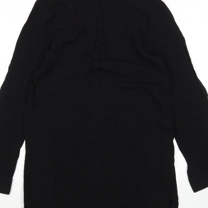 Womens UK Size 8 Atmosphere Black Basic Blouse