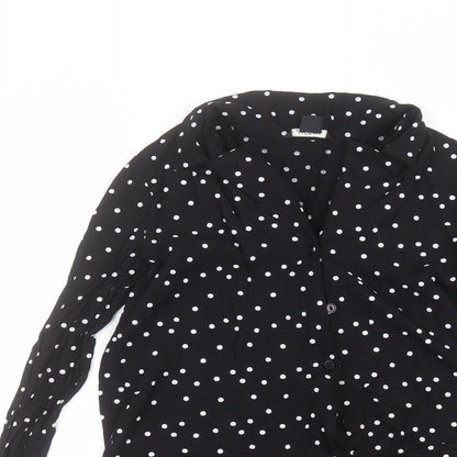Womens UK Size XS monkl Black Cardigan Jumper