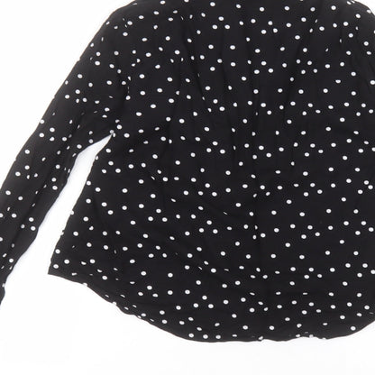 Womens UK Size XS monkl Black Cardigan Jumper