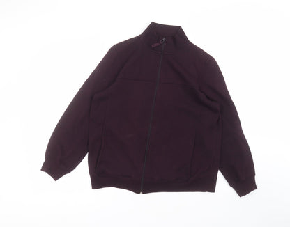 Womens UK Size M Bonmarché Purple Full Zip Jumper