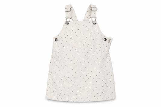 Primark Baby White Polka Dot Cotton A-Line  Size 18-24 Months  Square Neck