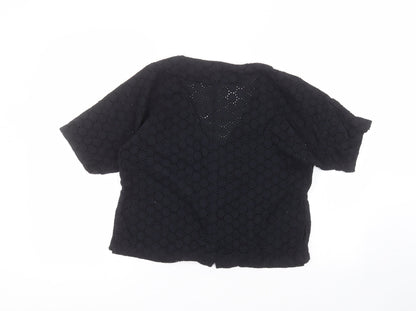 Womens UK Size 8 ASOS Black Cardigan Jumper