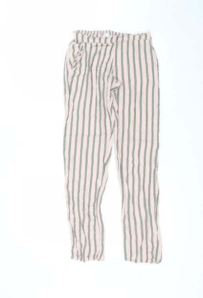 Womens UK Size S Etam Regular Fit  Pink Trousers