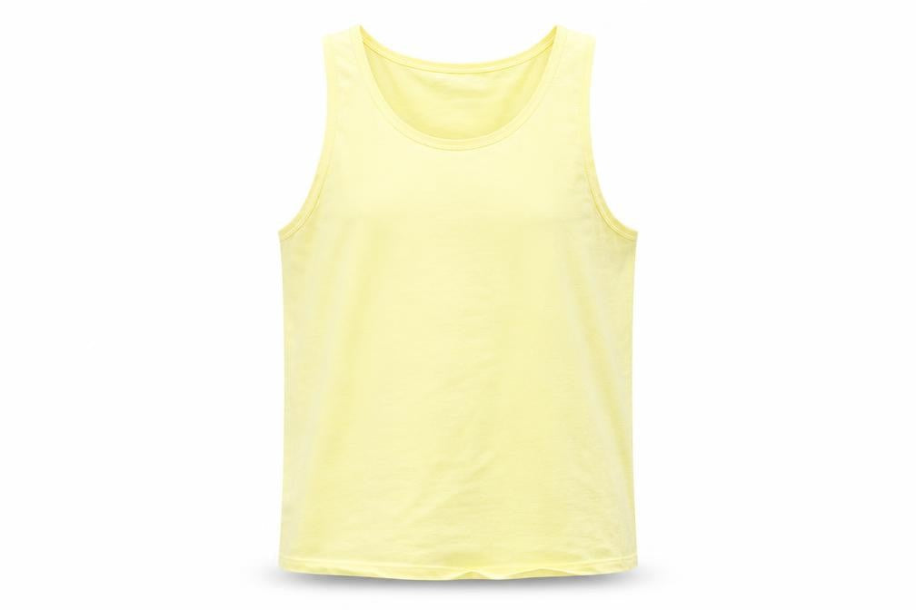Womens UK Size L ASOS Yellow Basic Tank