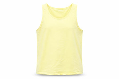 Womens UK Size L ASOS Yellow Basic Tank