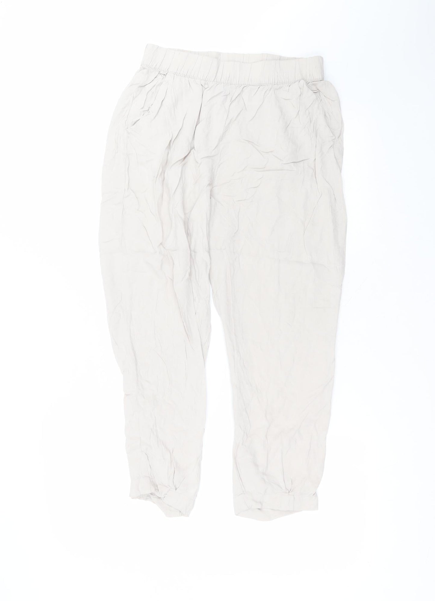 Womens UK Size 10 H&M Regular Fit  Grey Trousers