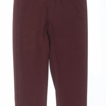 Denim & Co. Womens Red  Cotton Skinny Jeans Size 6 L27 in Regular