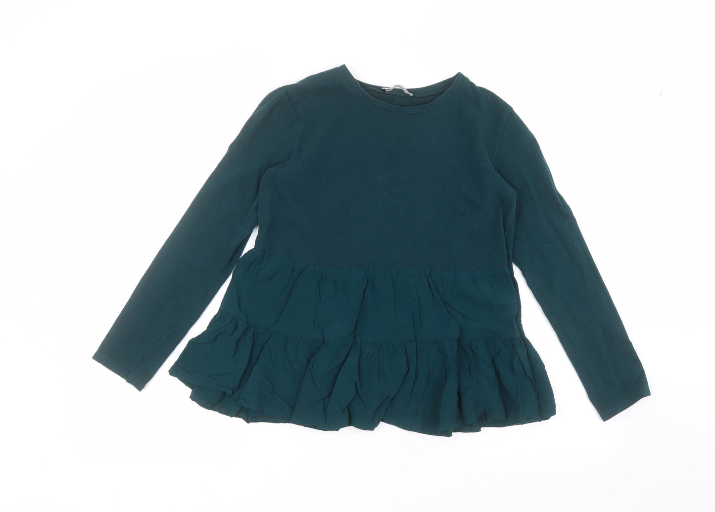 Womens UK Size S Zara Green Pullover Jumper