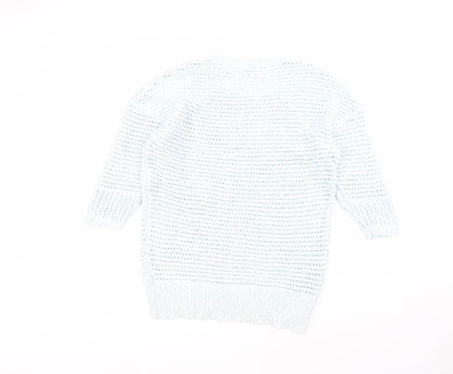 Womens UK Size 12 Warehouse Blue Pullover Jumper