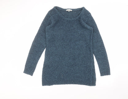 Womens UK Size S Peacocks Blue Pullover Jumper