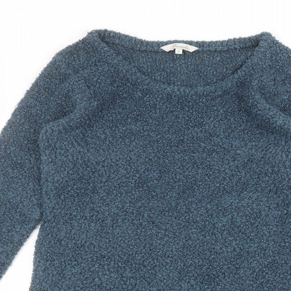 Womens UK Size S Peacocks Blue Pullover Jumper