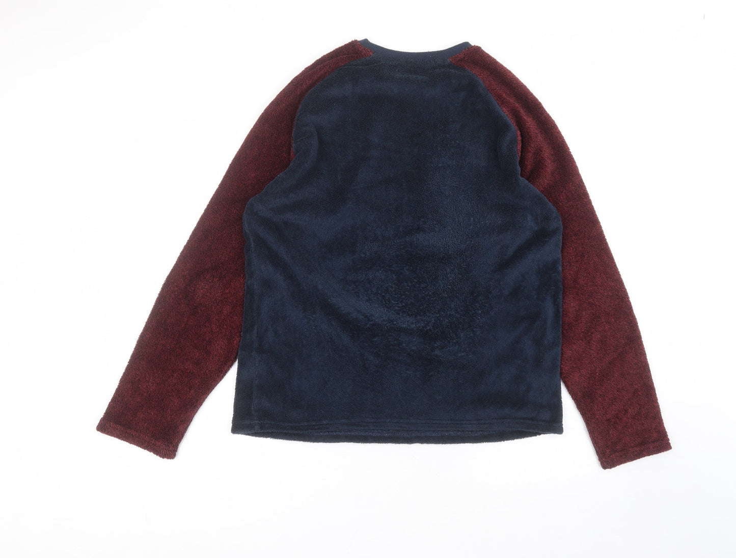 Matalan Mens Blue Round Neck  Polyester Pullover Jumper Size M