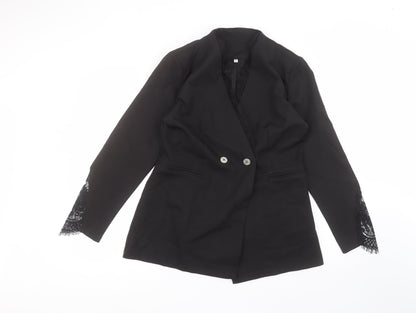 Womens UK Size M Preworn Black Jacket