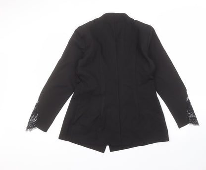 Womens UK Size M Preworn Black Jacket