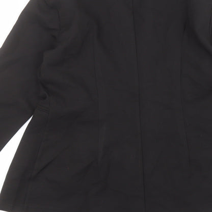 Womens UK Size M Preworn Black Jacket