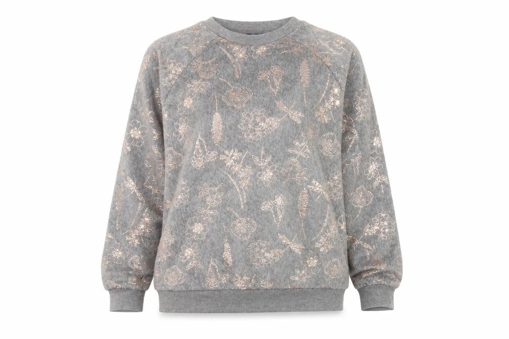 Womens UK Size S F&F Grey Pullover Jumper