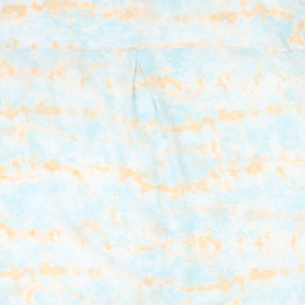 SheIn Womens Multicoloured  Polyester Basic Button-Up Size M Collared