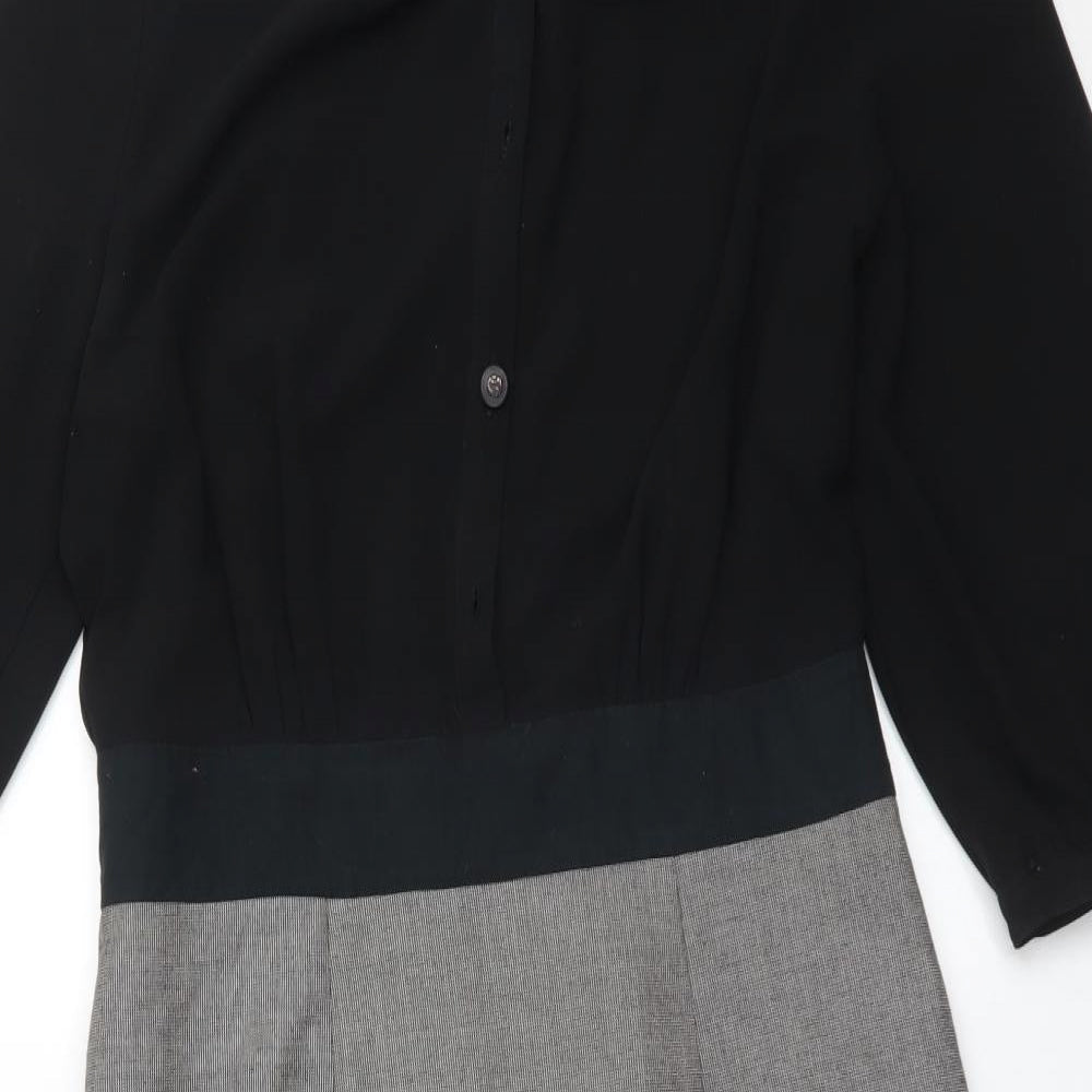 NEXT Womens Multicoloured Colourblock Polyester Pencil Dress  Size 8  Round Neck