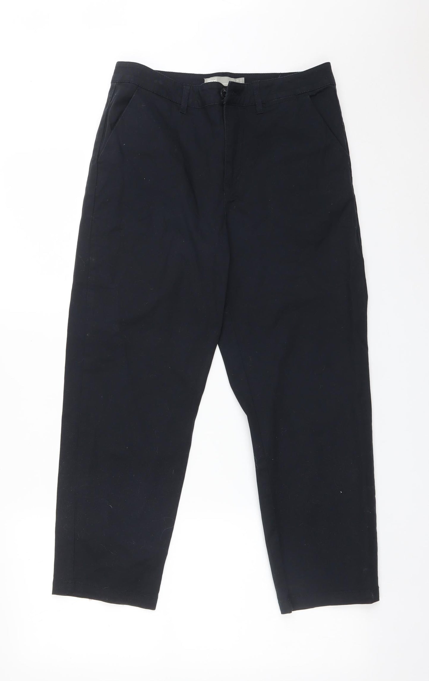 Womens UK Size 8 ASOS Regular Fit Chino Blue Trousers