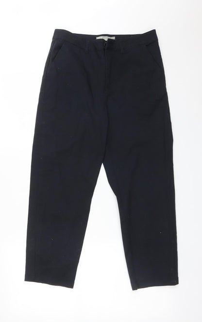 Womens UK Size 8 ASOS Regular Fit Chino Blue Trousers