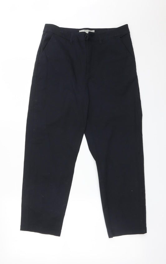 Womens UK Size 8 ASOS Regular Fit Chino Blue Trousers