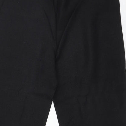 Womens UK Size 12 Wallis Regular Fit  Black Trousers