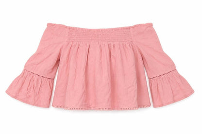 Womens UK Size 4 ASOS Pink Basic T-Shirt