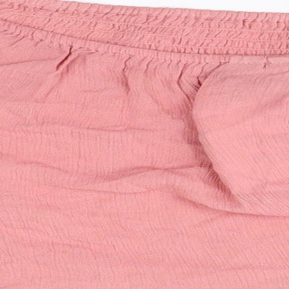 Womens UK Size 4 ASOS Pink Basic T-Shirt