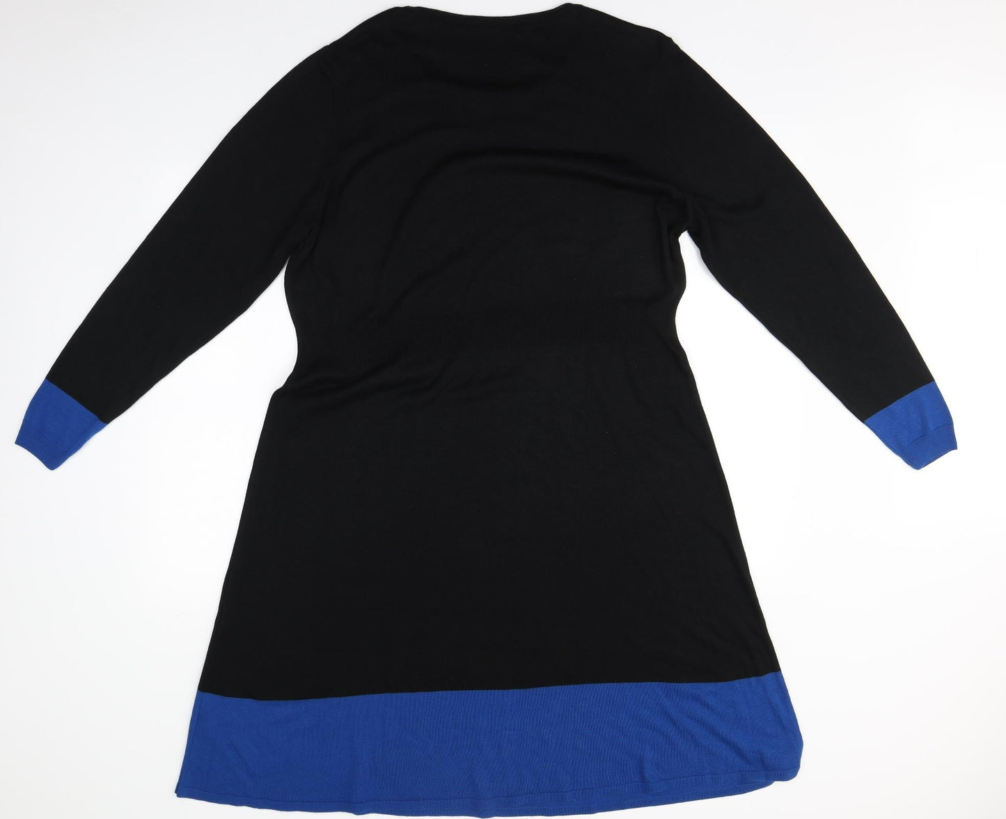Preworn Womens Black   A-Line    Round Neck