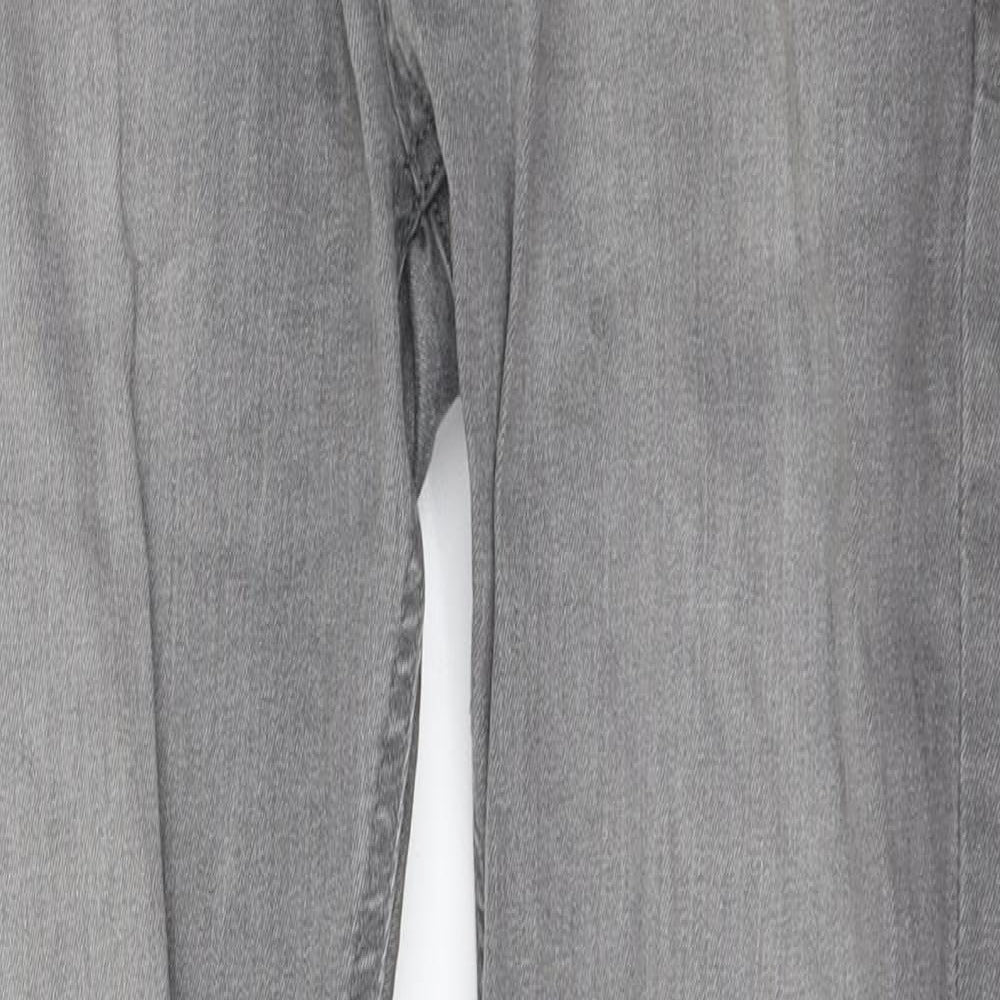 NEXT Womens Grey  Cotton Skinny Jeans Size 30 L30 in Regular