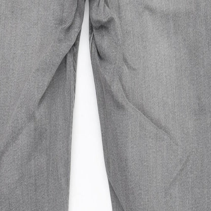 NEXT Womens Grey  Cotton Skinny Jeans Size 30 L30 in Regular