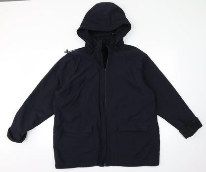 Womens UK Size  Preworn Blue Overcoat