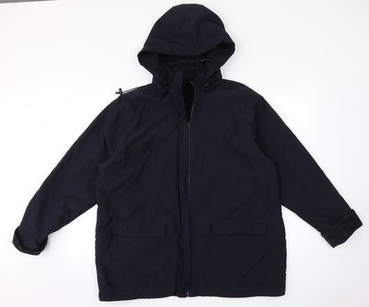 Womens UK Size  Preworn Blue Overcoat
