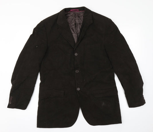 Mens UK Size  Preworn Brown Overcoat