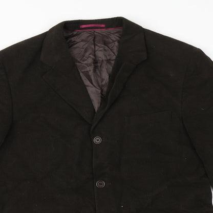 Mens UK Size  Preworn Brown Overcoat