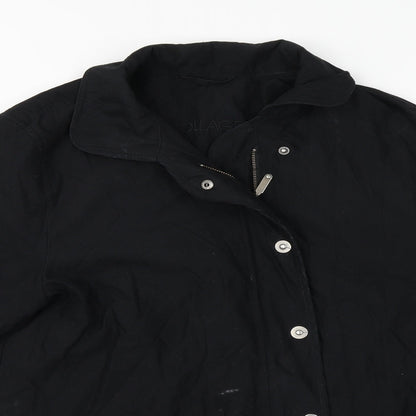 Preworn Womens Black   Overcoat Jacket Size 14