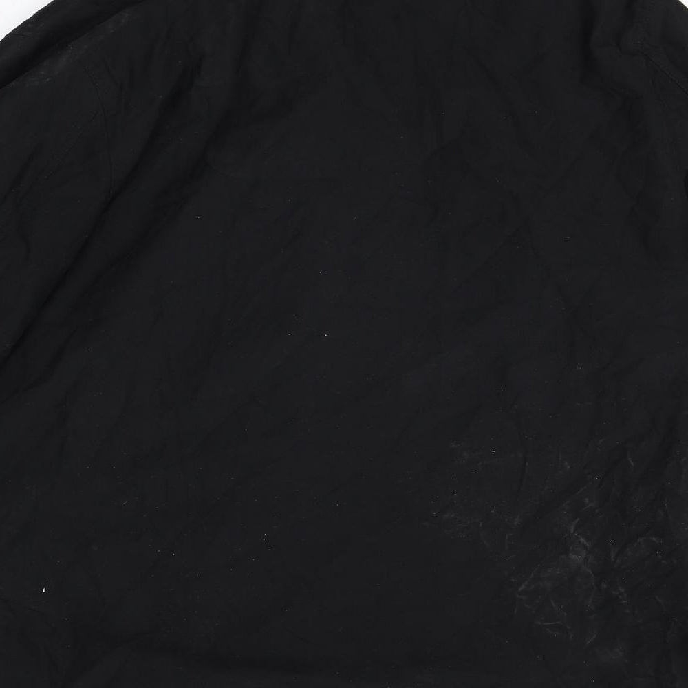 Preworn Womens Black   Overcoat Jacket Size 14