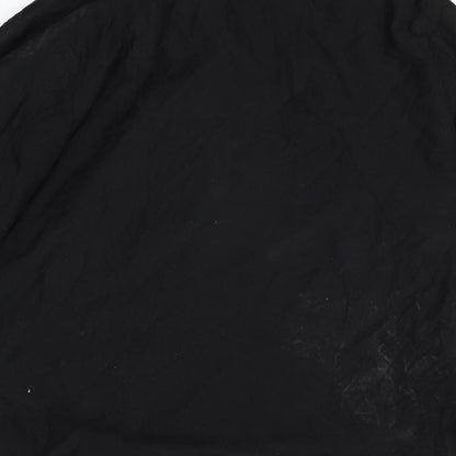 Preworn Womens Black   Overcoat Jacket Size 14