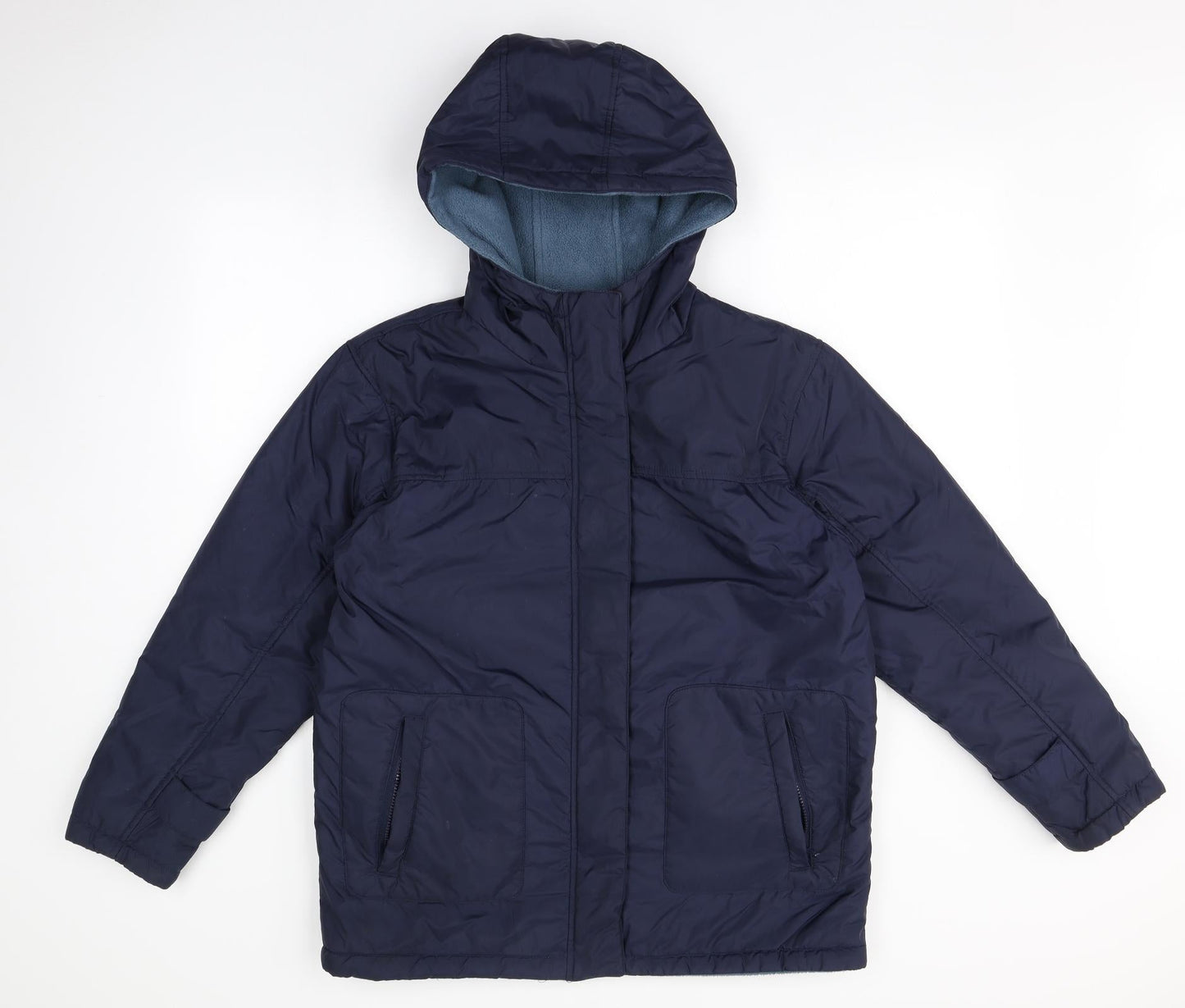 Mens UK Size  Preworn Blue Overcoat