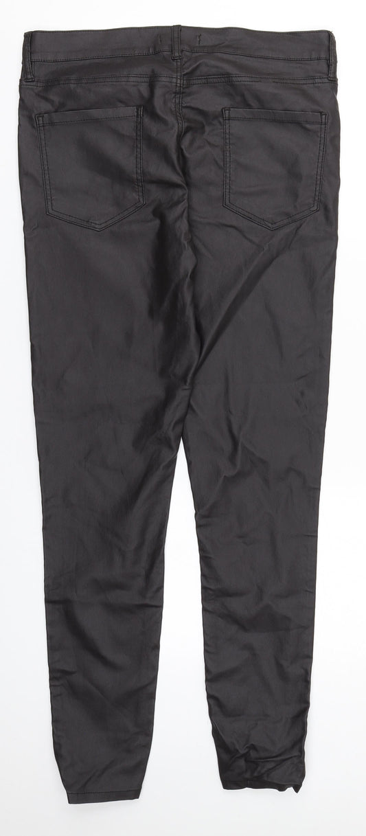 Oasis Womens Brown  Viscose Trousers  Size 16 L28 in Regular