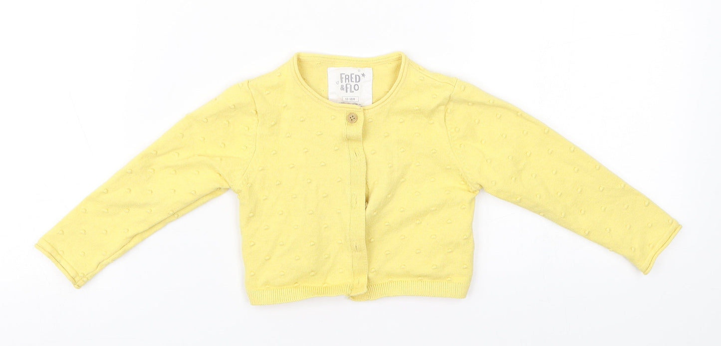 F&F Baby Yellow   Overcoat Jacket Size 12-18 Months