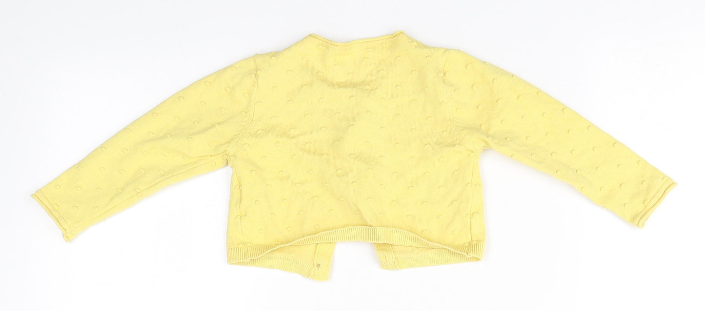 F&F Baby Yellow   Overcoat Jacket Size 12-18 Months