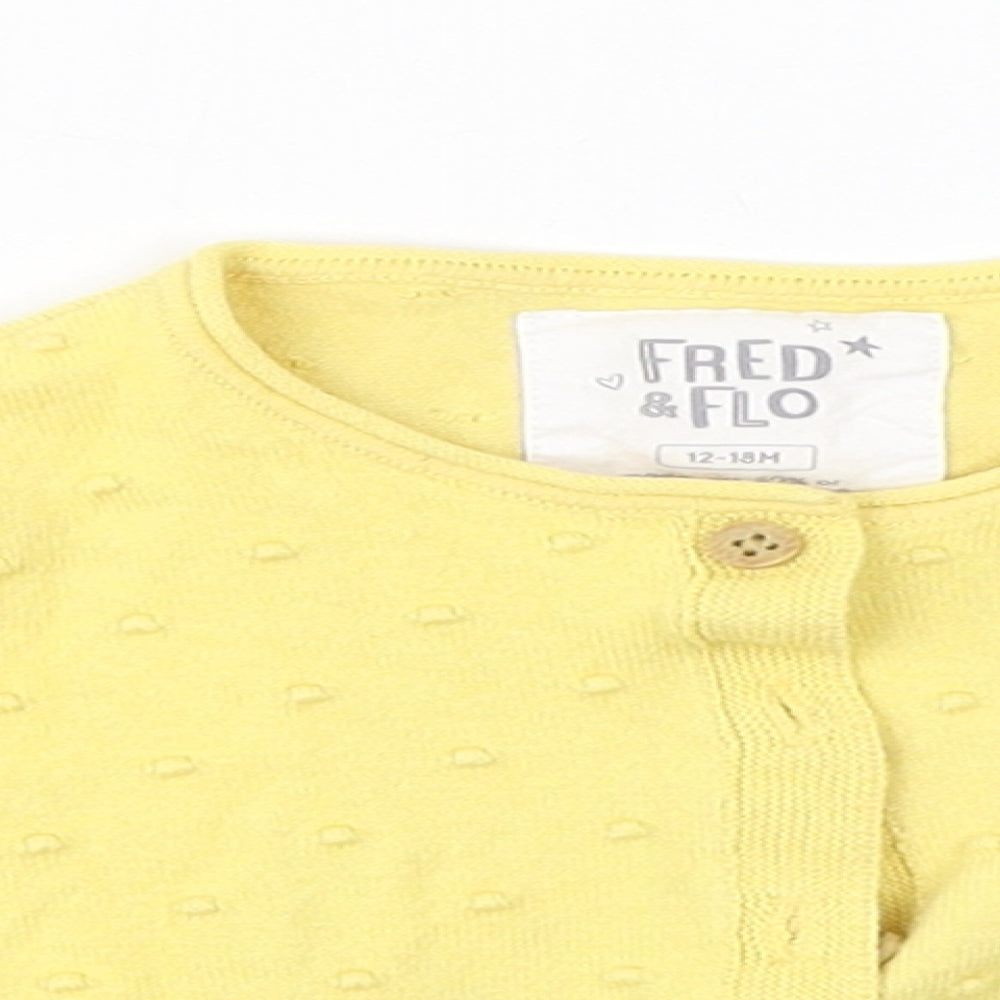 F&F Baby Yellow   Overcoat Jacket Size 12-18 Months
