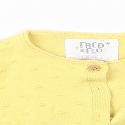 F&F Baby Yellow   Overcoat Jacket Size 12-18 Months